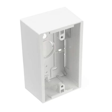 steel surface mount single gang back box|shallow surface mount junction box.